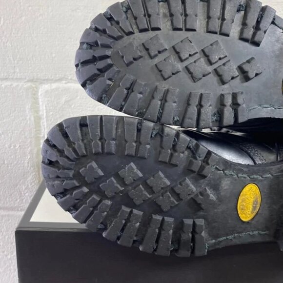 Corcoran Black Leather Military Jump Combat Boots Cap Toe Lace up Men's Size 9 D - Picture 12 of 13